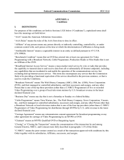 Federal Communications Commission FCC 11