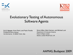 Evolutionary Testing of Autonomous Software Agents