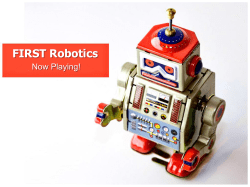 Now Playing - FIRST Robotics Competition 2011