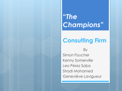 The Champions Consultant Firm