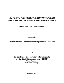 evaluation draft report - Evaluation Resource Center