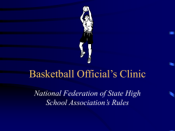 Basketball Official`s Clinic