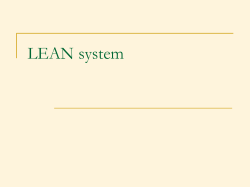 LEAN system