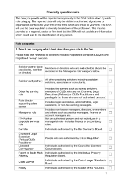 example-diversity-questionnaire - Solicitors Regulation Authority
