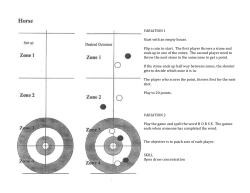VARIATION 1 Start with an empty house. Flip a coin
