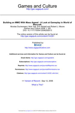 Building an MMO with mass appeal a look at gameplay in world of