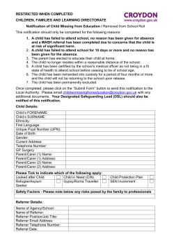 CME and Removal From Roll Form