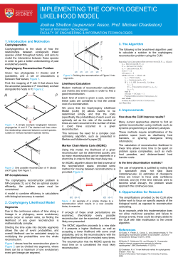 implementing the cophylogenetic likelihood model