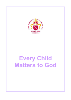 Every Child Matters to God