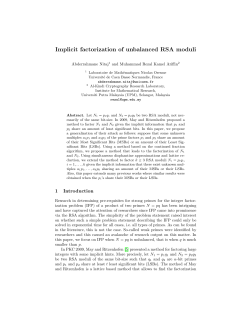 Implicit factorization of unbalanced RSA moduli