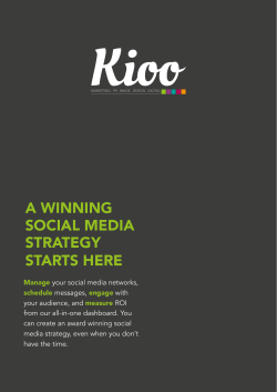 a winning social media strategy starts here