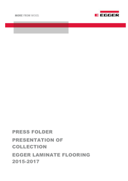 EGGER LAMINATE flooring 2015-2017