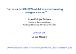 Can restarted GMRES exhibit any nonincreasing convergence curve ?