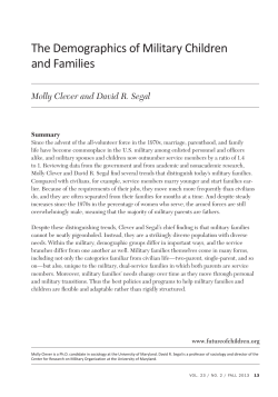 The Demographics of Military Children and