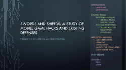 Swords and shields: A study of Mobile Game Hacks and existing