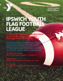 ipswich youth flag football league - Ipswich