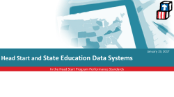 Head Start and State Education Data Systems