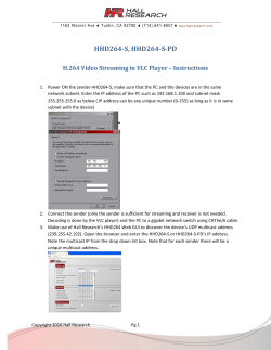 HHD264 using VLC Player