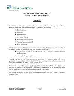 Form 4636 - Fannie Mae