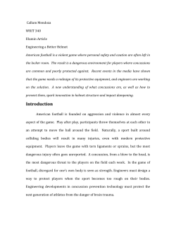 Concussions in the News