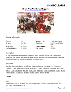 Retail Price War Saves Shoppers