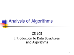 Algorithm Analysis