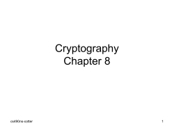 Symmetric Cryptography