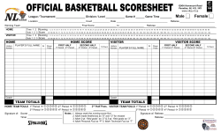 Club Score Sheet (DOC)