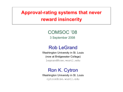 Approval-rating systems that never reward insincerity