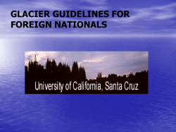 Glacier Training Foreign Individual