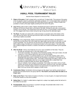 8-Ball Pool - University of Wyoming