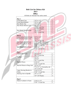 Bag R - PMP Chassis