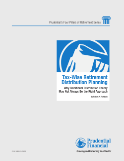 Tax-Wise Retirement Distribution Planning - Twenty