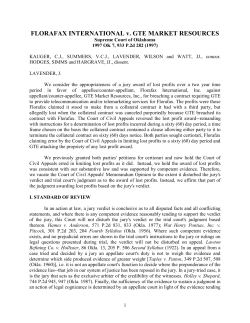 Florafax v. GTE, 933 P.2d 282 (1997)