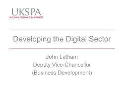 Developing the Digital Sector - AABI &ndash; Asian Association of