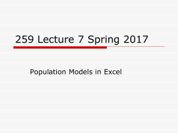 Excel Definitions