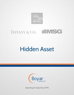 Hidden Asset Case Study