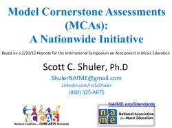 National Core Arts Standards - National Association for Music
