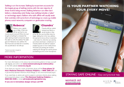 Is your partner watchIng your every move?