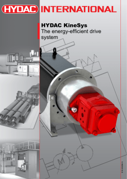 HYDAC KineSys The energy