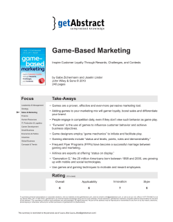 Game-Based Marketing