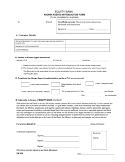 Agents Introduction Form