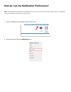 Canvas - How Do I Set My Notification Preferences