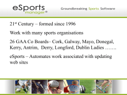 Training Presentation