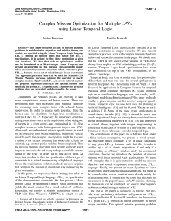 Complex Mission Optimization for Multiple