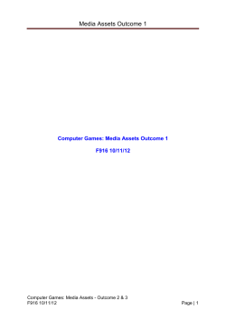 Media Assets Outcome 1