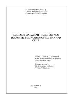 data, methodology, result analysis and implications of earnings