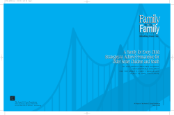 A Family for Every Child: Strategies to Achieve Permanence for