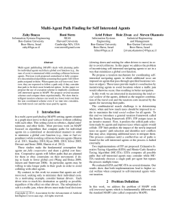 Multi-Agent Path Finding for Self Interested Agents