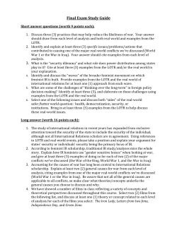 Final Study Guide